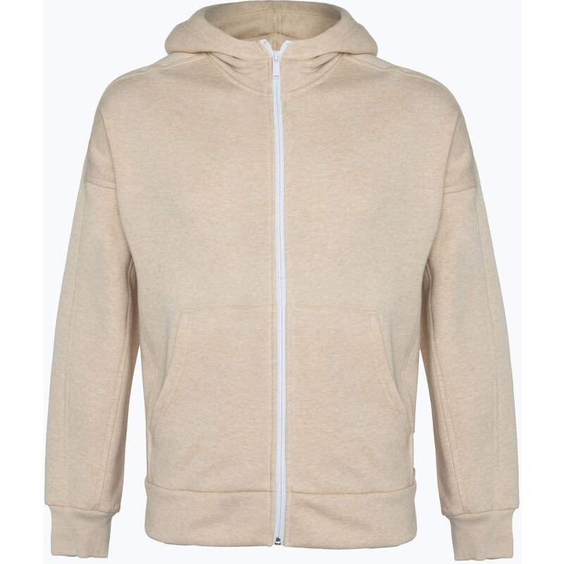 Dámská mikina adidas Studio Lounge Fleece Full Zip botanic beige
