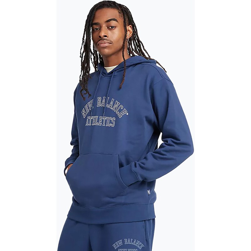 Pánská mikina New Balance Graphic Hoodie navy