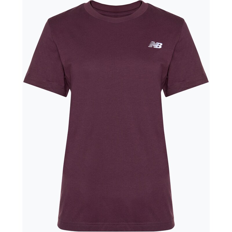 Dámské tričko New Balance Essentials Jersey plum brown
