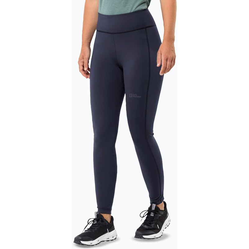 Dámské trekové kalhoty Jack Wolfskin Klintal Tights graphite