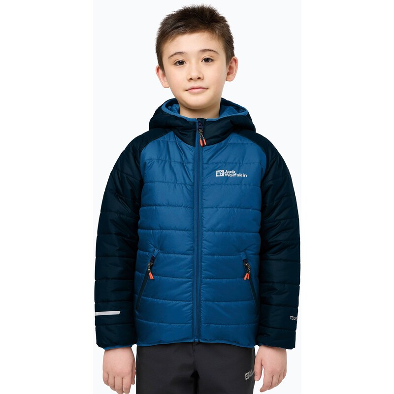 Dětská péřová bunda Jack Wolfskin Zenon crisp cobalt