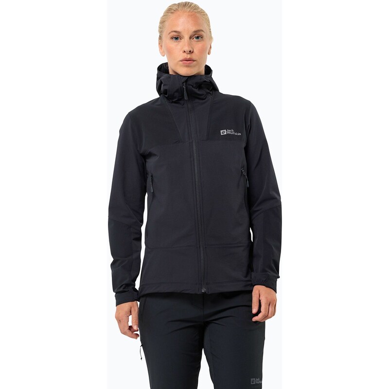 Dámská softshellová bunda Jack Wolfskin Andur black