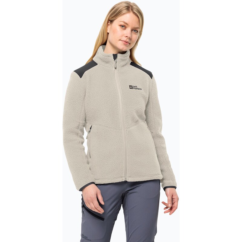 Dámská fleecová bunda Jack Wolfskin Kammweg Pile Fz seal