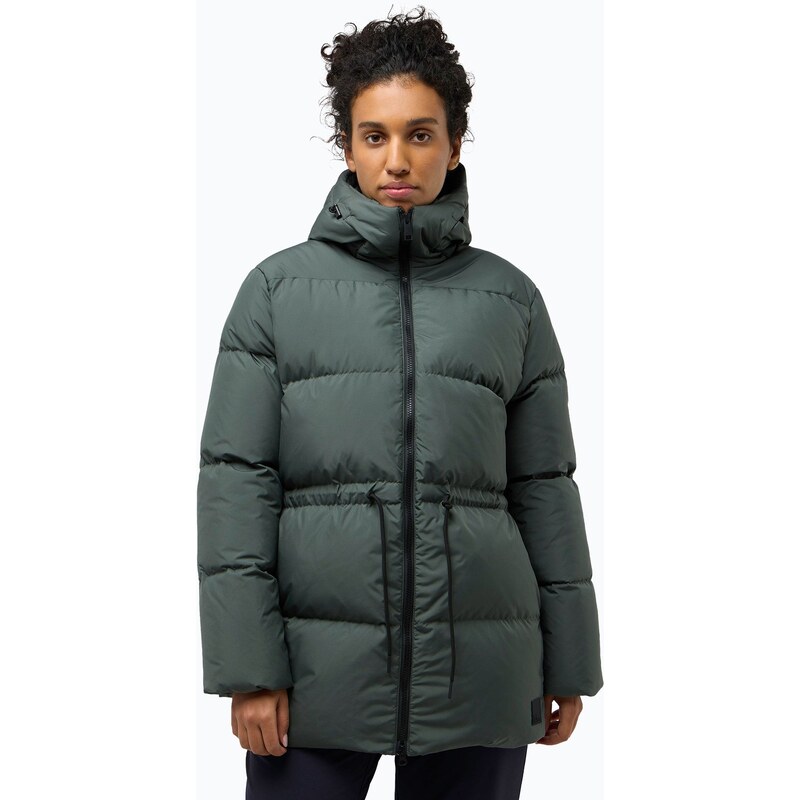 Dámská péřová bunda Jack Wolfskin Kirschallee slate green