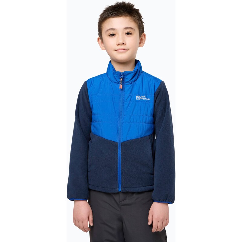 Dětská hybridní bunda Jack Wolfskin Haldor Hybrid crisp cobalt