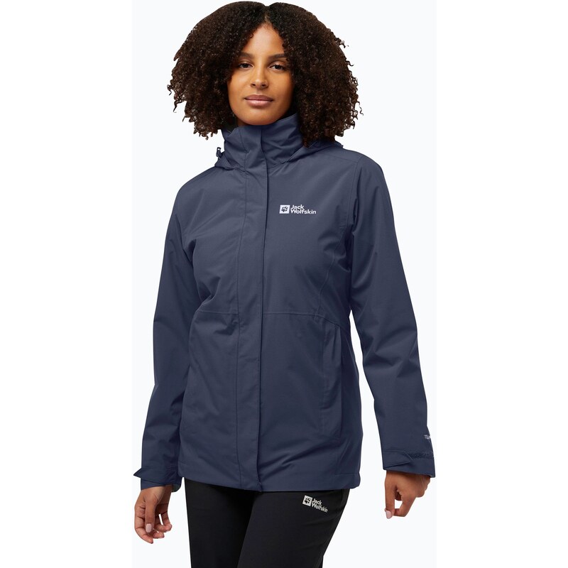 Dámská fleecová mikina Jack Wolfskin Rotwand 3In1 graphite