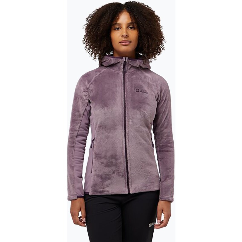 Dámská fleecová mikina Jack Wolfskin Rotwand Hooded Fz wild