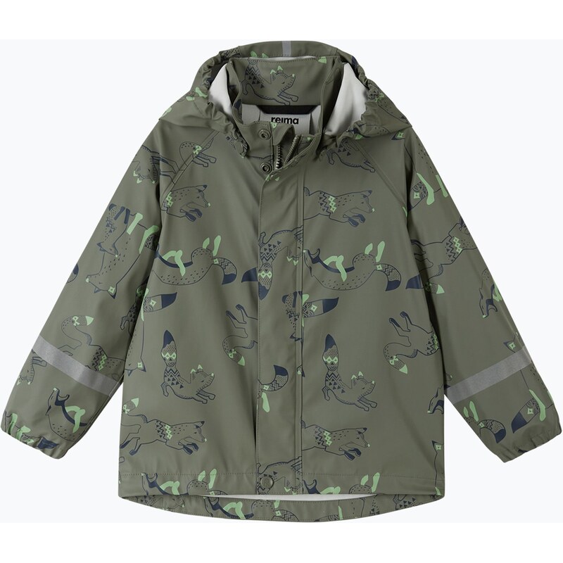 Dětská bunda do deště Reima Vesi greyish green