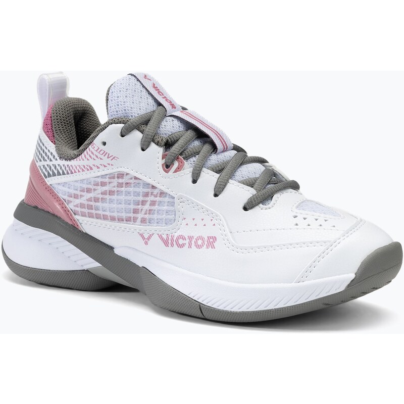 Dámské boty na badminton VICTOR A610IVF white/ grey