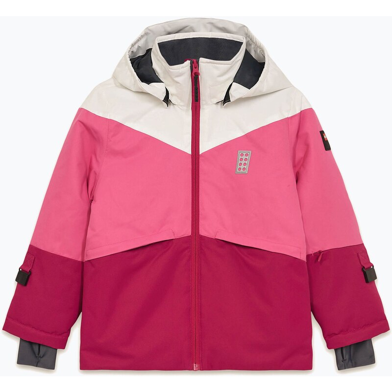 Dětská lyžařská bunda LEGO Lwjested 708 dark pink