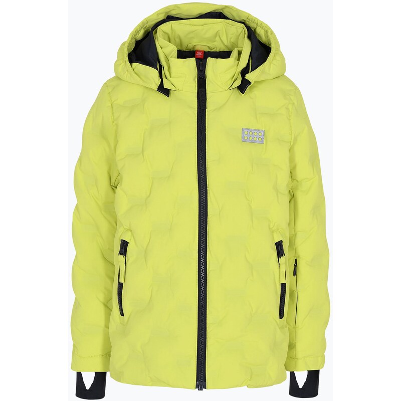 Dětská lyžařská bunda LEGO Lwjipe 706 lime green