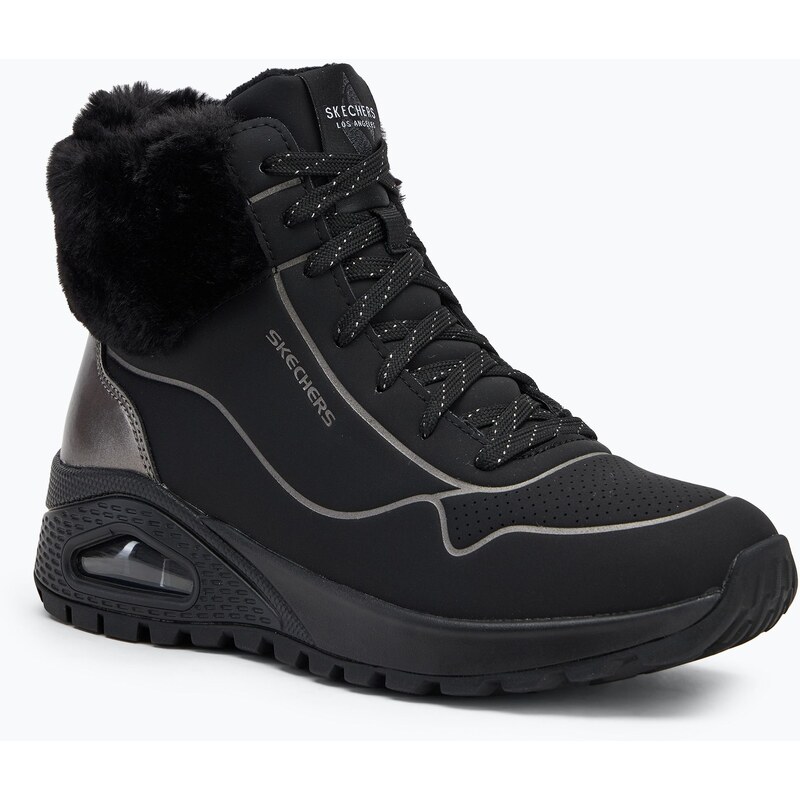 Dámské boty SKECHERS Uno Rugged Fall Shimmer black/metallic