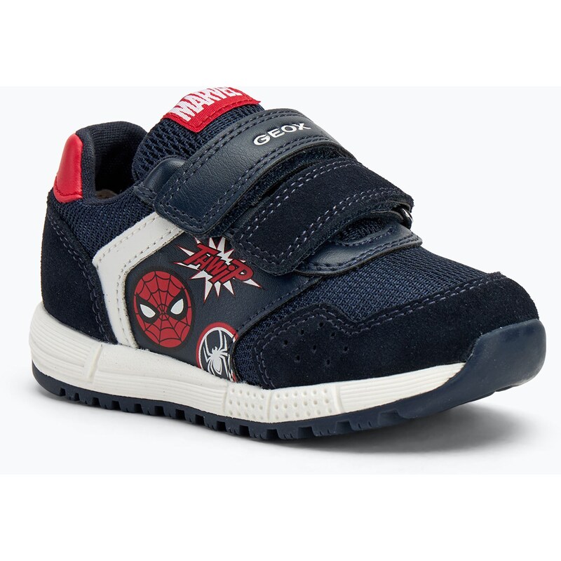 Dětské boty Geox Alben nylon navy / red