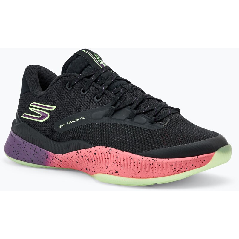 Pánské basketbalové boty SKECHERS SKX Nexus black/purple/pink