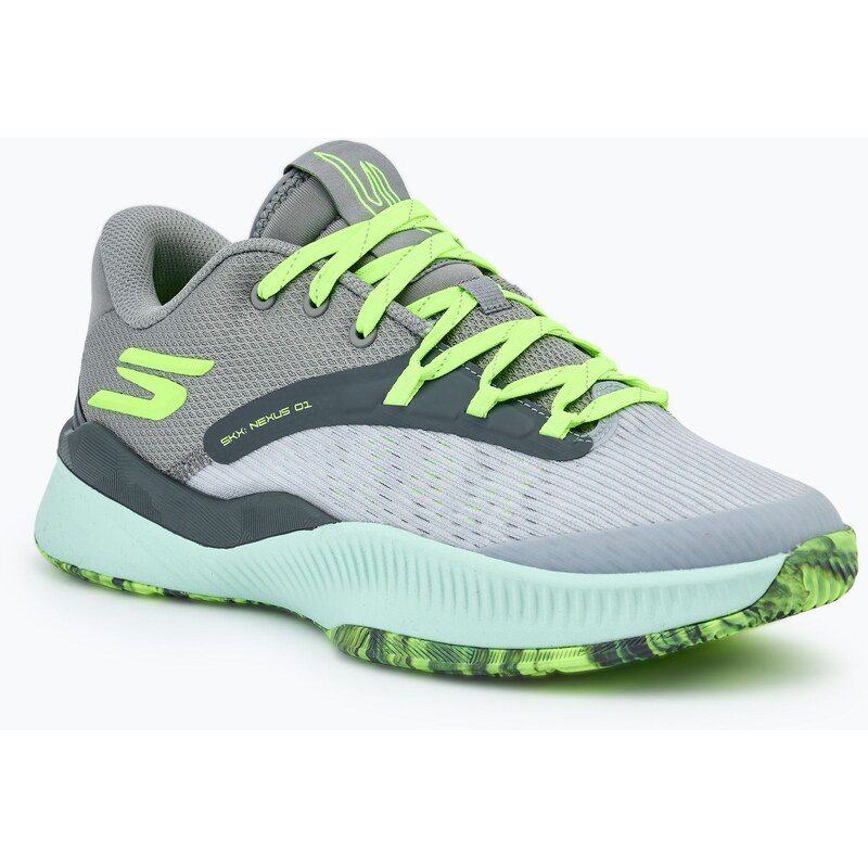 Pánské basketbalové boty SKECHERS SKX Nexus charcoal/green