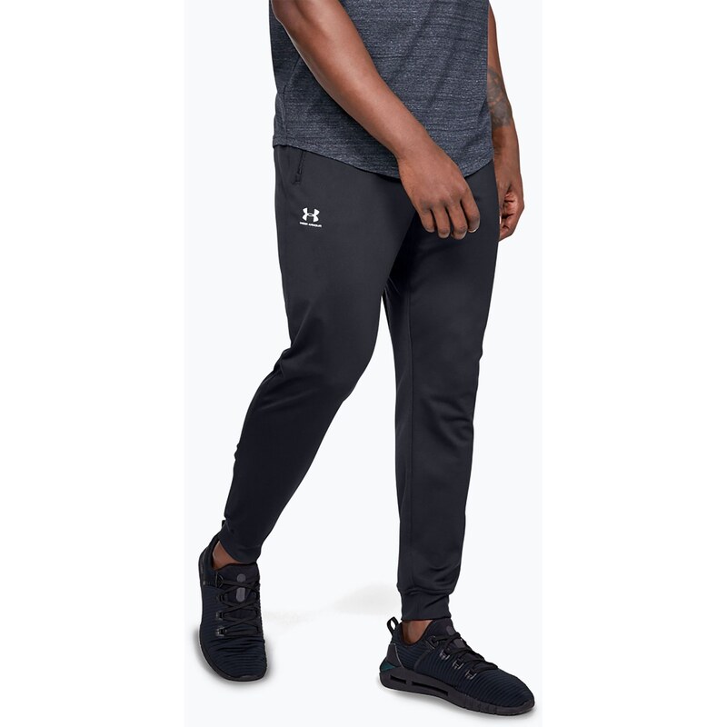 Pánské kalhoty Under Armour Sportstyle Tricot Jogger black/white