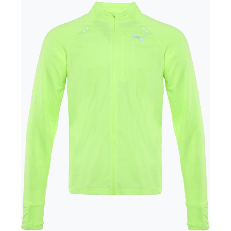 Dámská běžecká bunda PUMA Run Gridfleece fizzy apple