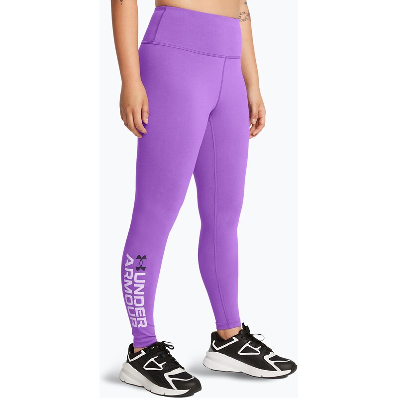 Dámské fitness legíny Under Armour Campus Graphic lavish/salt