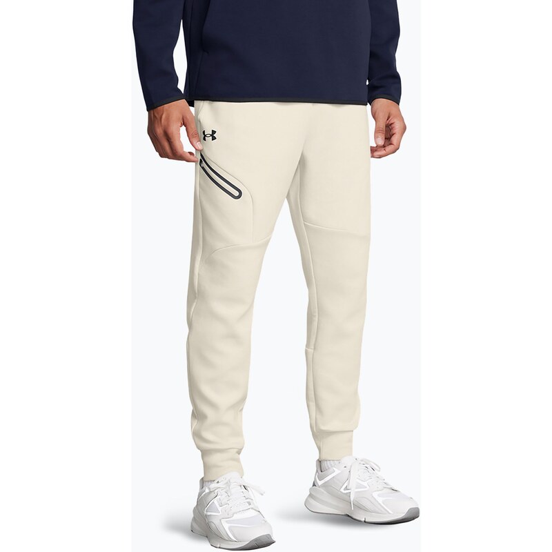 Pánské kalhoty Under Armour Unstoppable Fleece summit white