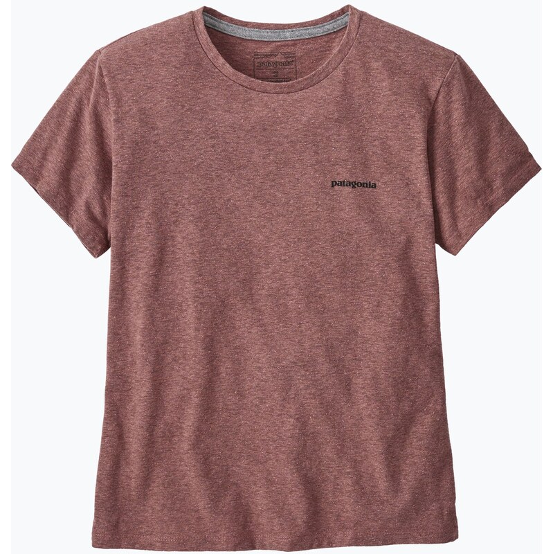 Dámské tričko Patagonia P-6 Logo Responsibili-Tee dulse mauve