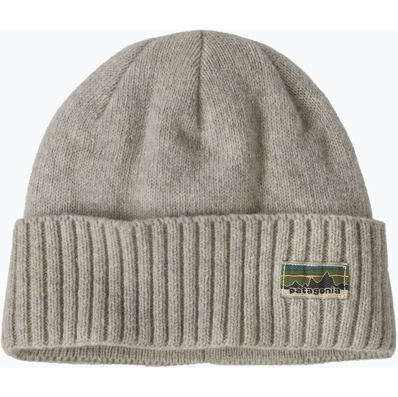Zimní čepice Patagonia Brodeo Beanie og legacy label/crisp grey