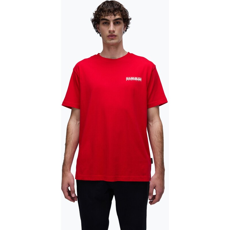 Pánské tričko Napapijri S-Linth red goji