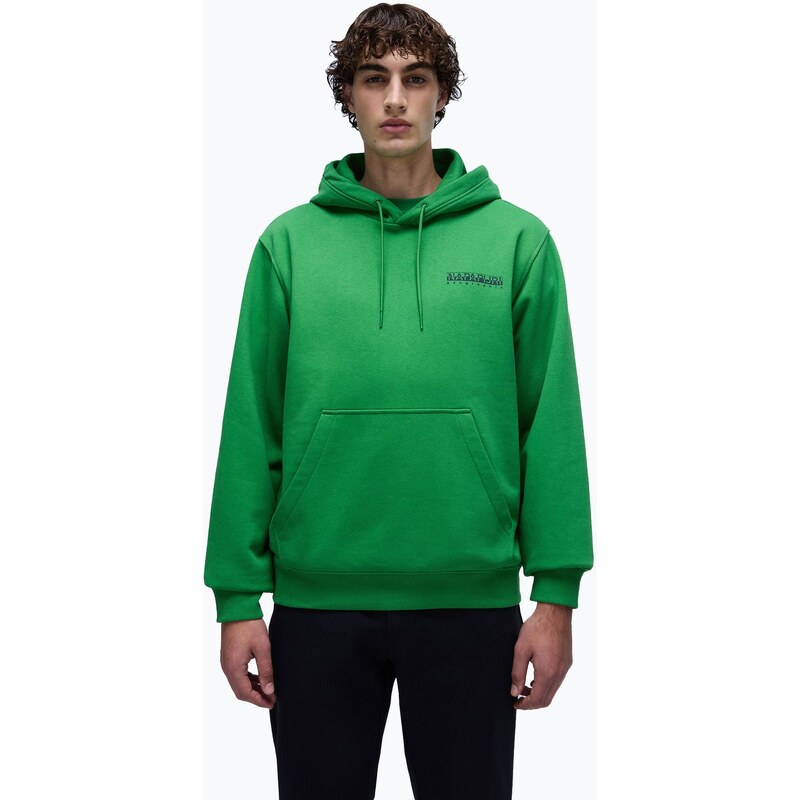 Pánská mikina Napapijri B-Linth Hooded green kelly