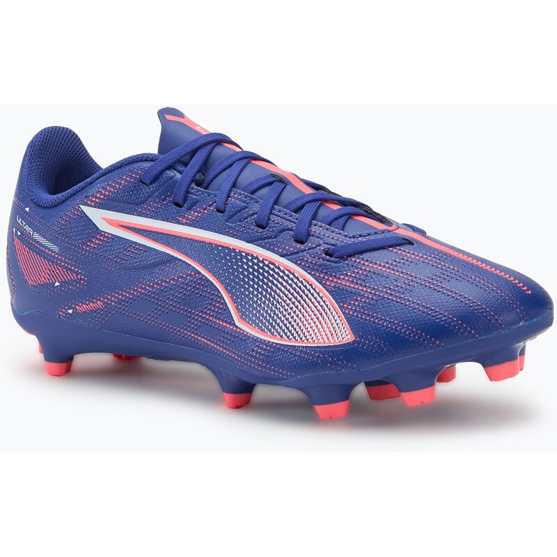 Kopačky PUMA Ultra 5 Play FG/AG lapis lazuli/puma white/sunset