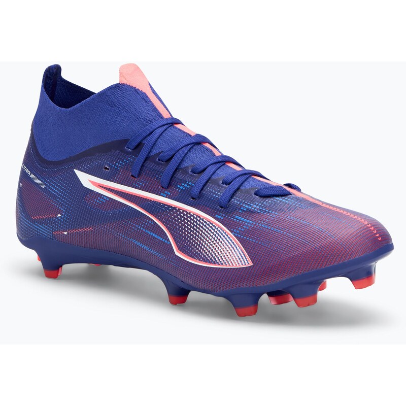 Kopačky PUMA Ultra 5 Match+ FG/AG lapis lazuli/puma white/sunset
