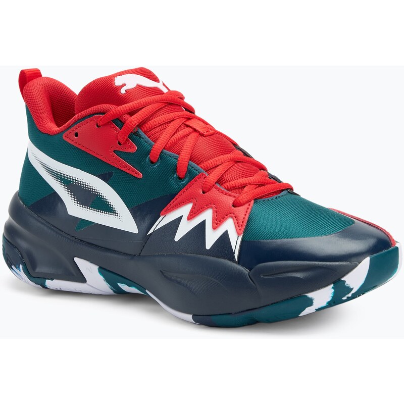Pánské basketbalové boty PUMA Genetics club navy/cold green/for