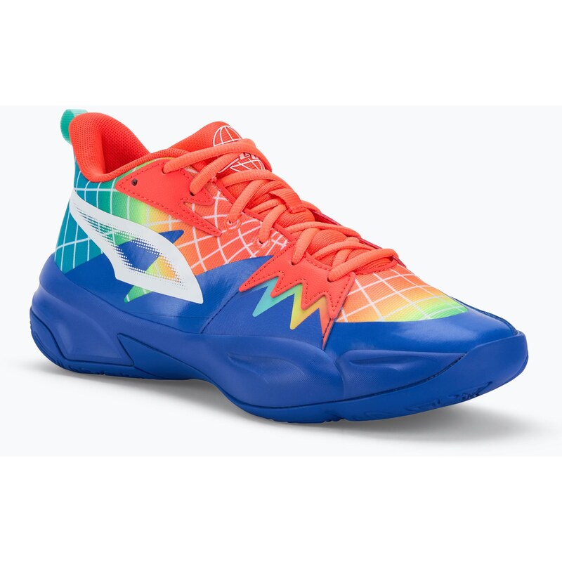 Pánské basketbalové boty PUMA Genetics Marcus Smart royal