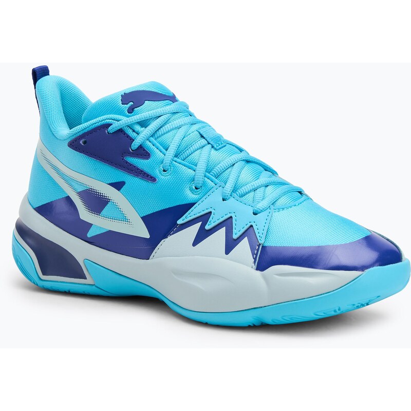 Basketbalové boty PUMA Genetics purple glimmer/bright aqua