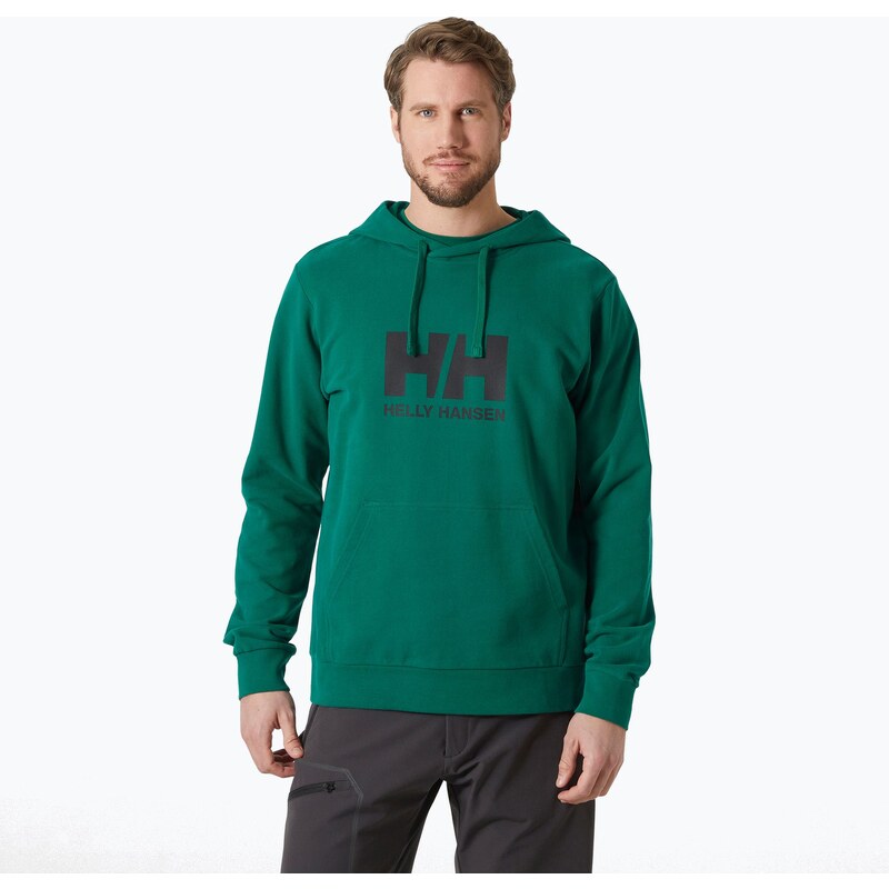 Pánská mikina Helly Hansen HH Logo Hoodie 2.0 emerald