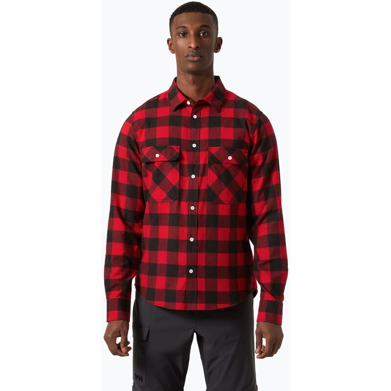 Pánská košile Helly Hansen Lokka Organic Flannel red buffalo