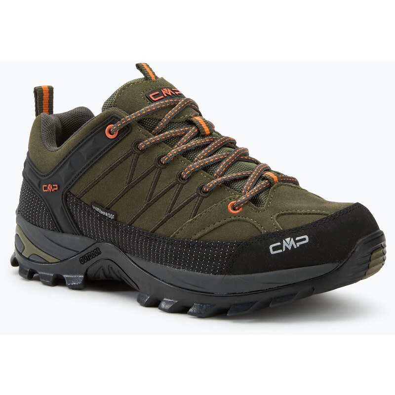 Pánské trekové boty CMP Rigel Low olive / flame