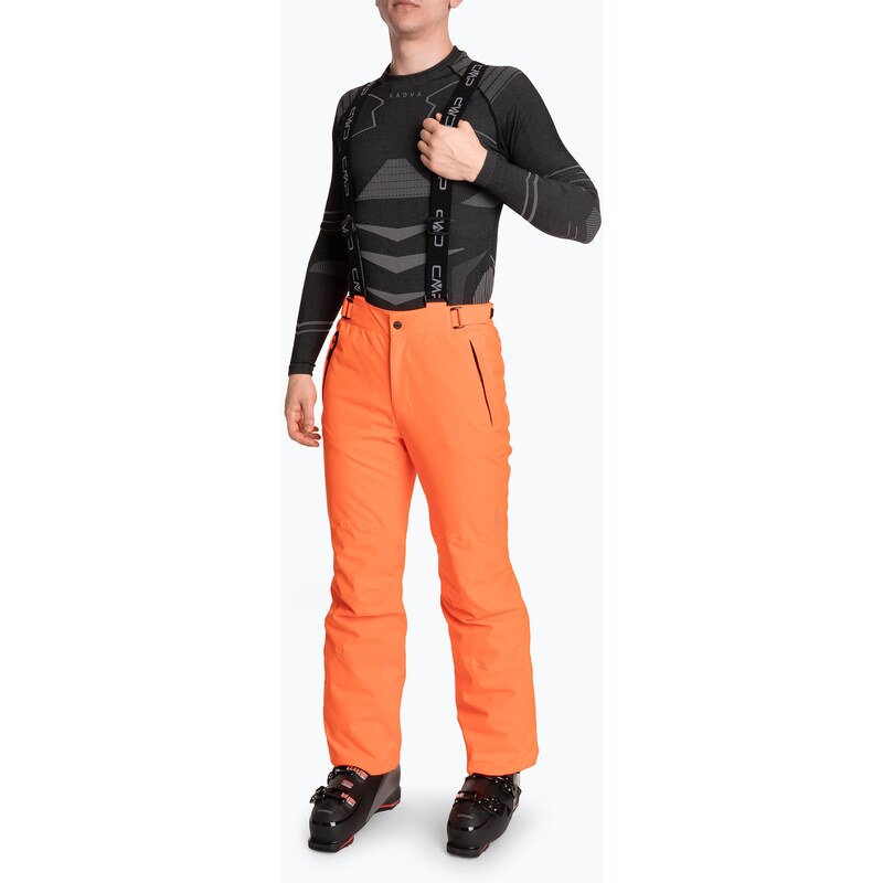 Pánské lyžařské kalhoty CMP 3W17397N fanta fluo