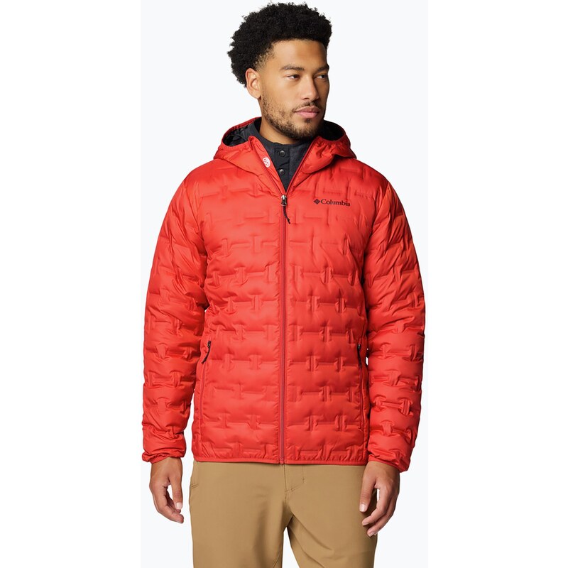Pánská bunda Columbia Delta Ridge II Down Hooded sail red
