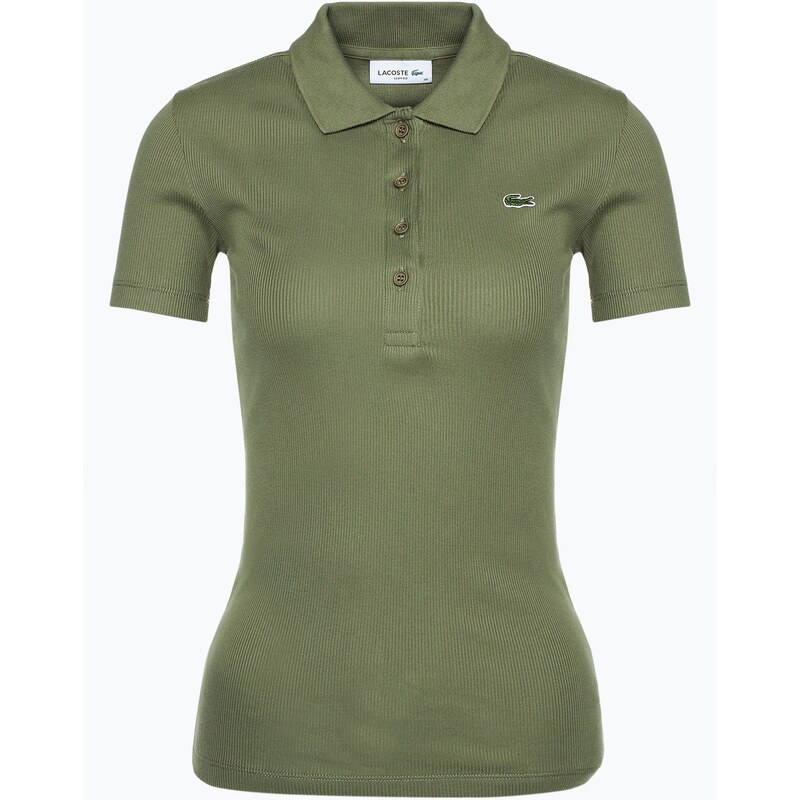Dámské polo tričko Lacoste DF5377 khaki
