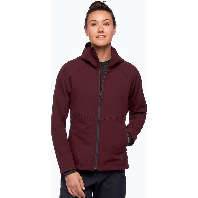 Dámská softshellová bunda Black Diamond Element bordeaux