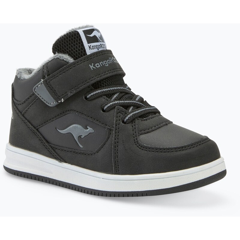 Dětské boty KangaROOS K-CPI Kalino Mid EV jet black / steel grey