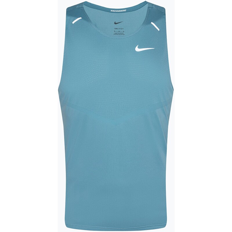 Pánské běžecké tílko top Nike Dri-Fit Rise 365 denim turquise /