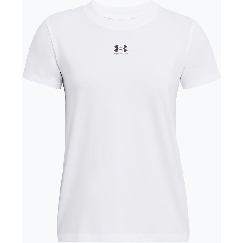 Dámské tričko Under Armour Rival Core hydro white/black
