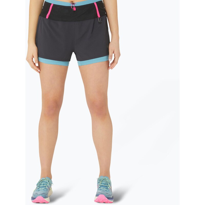Dámské běžecké šortky ASICS Fujitrail 2-N-1 performance black