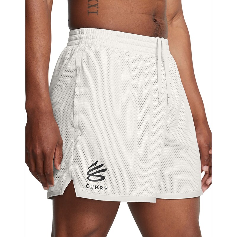Pánské basketbalové šortky Under Armour Curry Splash Short white