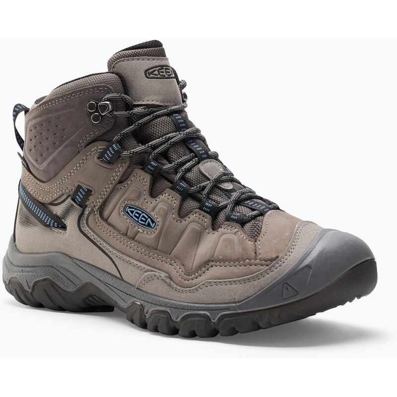 Pánské trekové boty KEEN Targhee IV Mid WP steel grey/coronet