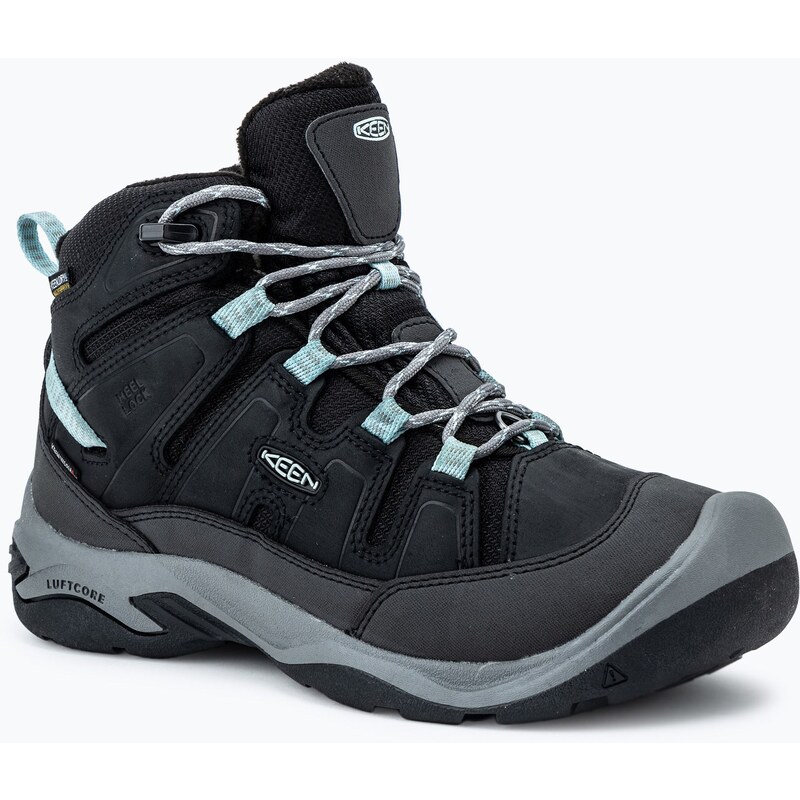 Dámské turistické boty KEEN Circadia Mid Polar black/cloud blue