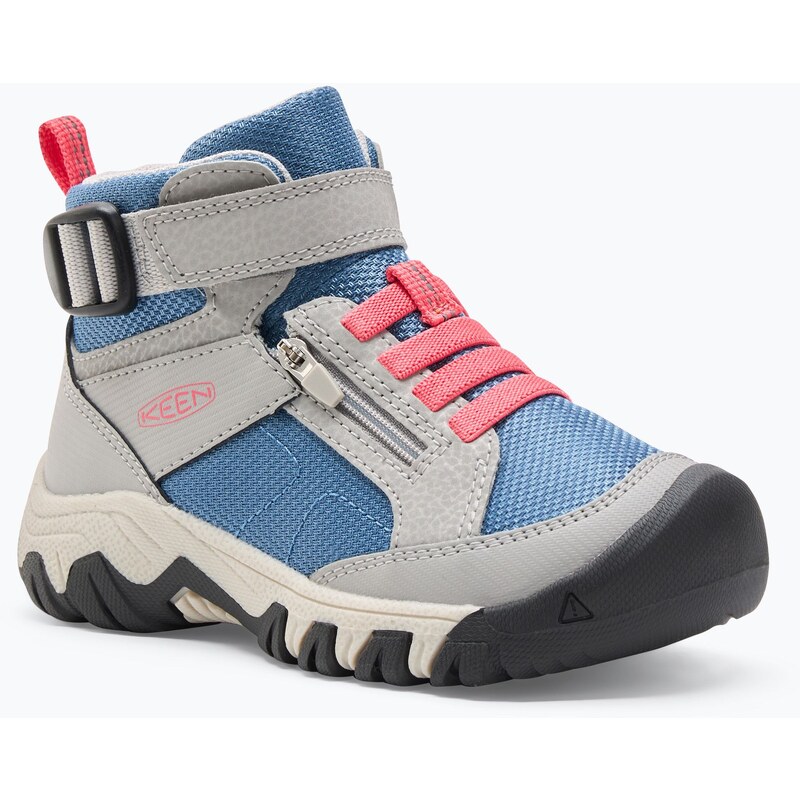 Dětské trekové boty KEEN Targhee Boundless alloy/rouge red