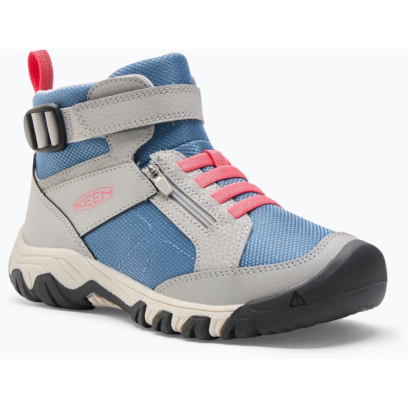 Juniorské turistické boty KEEN Targhee Boundless alloy/rouge red