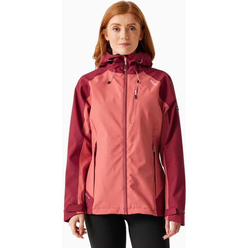Dámská bunda do deště REGATTA Birchdale mineral red/rumba red