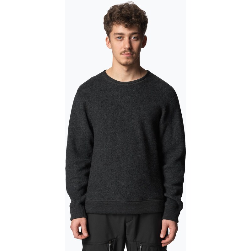 Pánská mikina Houdini Alto Wool Crew true black